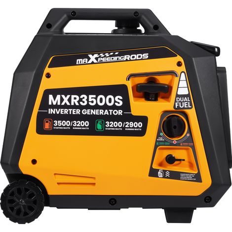 [JAMAIS UTILISE] Maxpeedingrods – Groupe électrogène inverter 3500W essence/GPL – Démarrage électrique – 2 prises USB et 230V – Silencieux 62dB – Autonomie jusqu'à 24h (1/5)