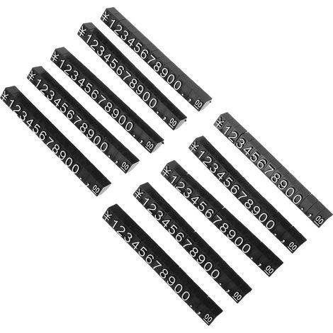 BESTYASH Étiquettes de prix pour bijoux et anneaux en plastique (1/5)
