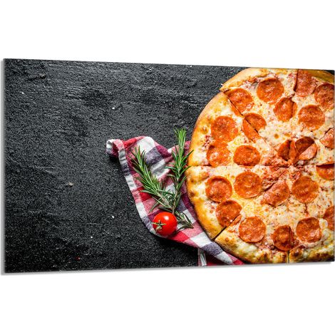 Piastra protettiva in vetro per fornello 80x52 Pizza (1/5)
