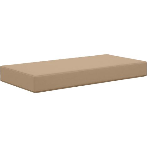 Outdoor Seat Cushion Taupe 80 x 40 x 8 cm 100% Polyester vidaXL