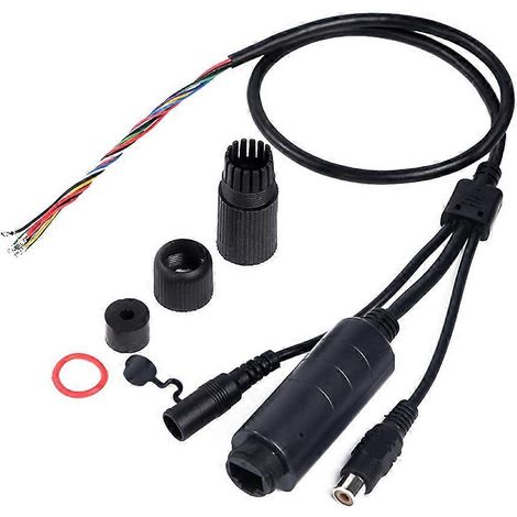IEEE802.3Af 48V auf 12V 1A PoE-Adapterkabel für IP-Kameras mit Audiofunktion, Niedrigstromwandler, kompatibel mit Überwachungskameras.