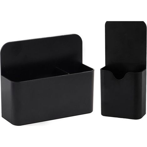 2 vassoi magnetici per penne 12 x 10 x 4 cm 12 x 5,7 x 2,7 cm Portapenne magnetici in ABS Vassoio magnetico Per riporre pennarelli, penne (1/5)