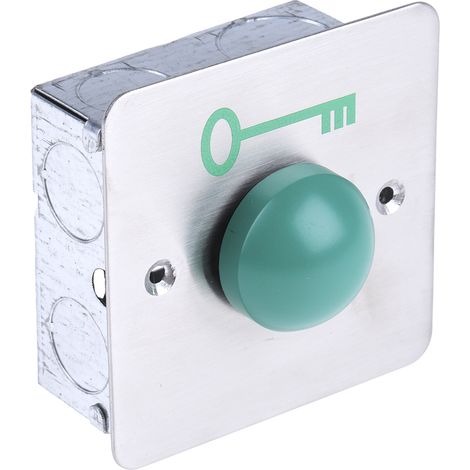 Bouton de sortie/entrée, RS PRO, Par pression ( Prix pour 1 ) (1/4)