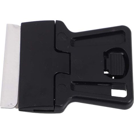Grattoir Portable en Plastique pour Vitres Voiture Lame Tranchante, Outil de Nettoyage pour Enlever Autocollants et Résidus sur Vitres Teintées, pour Dépannage Automobile (1/5)