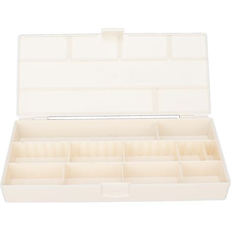 Boîte de rangement à couvercle étanche multi-compartiments pour peignes et brosses, coffret de salon de coiffure. (1/5)