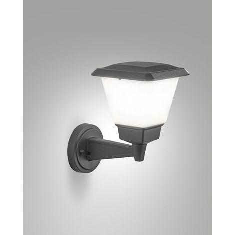 Luminaire extérieur Fabas Luce Lena Dark Grey aluminium gris L 24,5 cm E27 IP54 réf. 6567-21-294 (1/3)