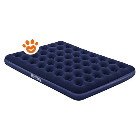 Bestway Airbed Materasso Matrimoniale Plus Gonfiabile Blu Floccato (152x203x22cm) Art. 67003 - Matrimoniale Plus (152x203x22cm) -