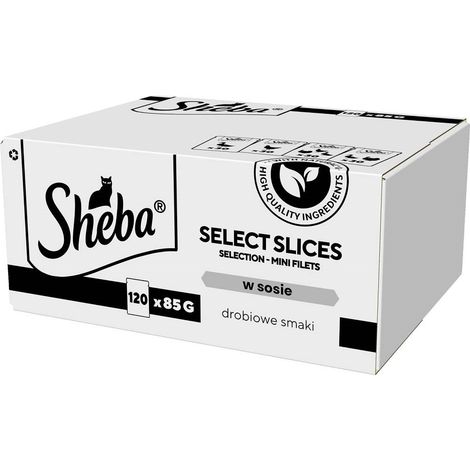 SHEBA Saszetka Sos Drób 120x85g