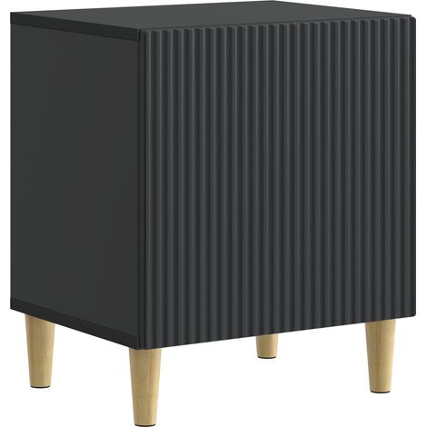 Bedside Cabinet Black 43 x 34.5 x 50 cm Engineered Wood vidaXL