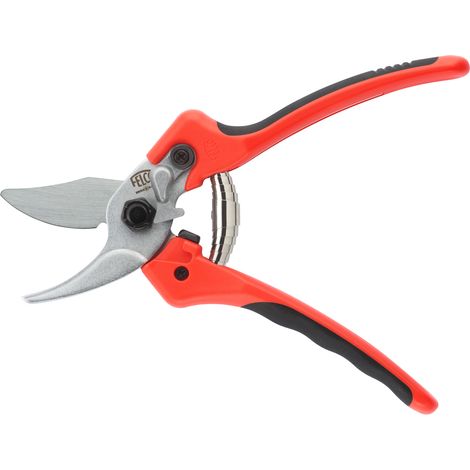FELCO 171M Sécateur de jardin bypass pour mains droitières moyennes – Coupe précise 20 mm – Lame acier trempé chromé – Manche ergonomique léger PU/TPR – Fabriqué en Suisse (1/2)