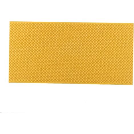 Telaio per apicoltura in plastica Fdit, attrezzo per arnia con fogli cerei riutilizzabili, facile da installare, strumento essenziale e pratico per apicoltori (GIALLO) (1/5)