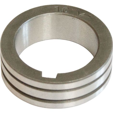 ELMAG Vorschubrolle 1,0/1,2 mm, DMS250-400, (AØ 30mm/IØ 22mm, 10mm breit), f. Fe/CrNi, TS, Serie PROFI-MIG 272/274/301/302/304/354, DIGI-MIG 250,300, (1/2)