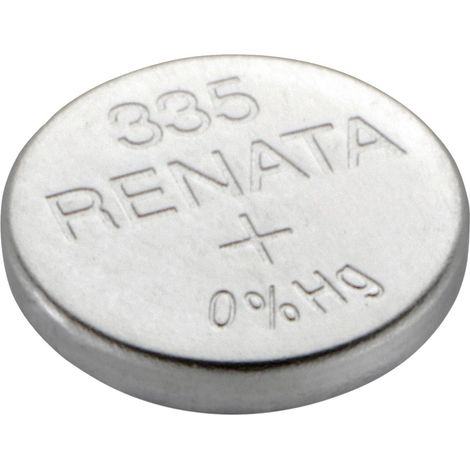 Pila bottone renata modello 335 1 55 volt capacità 6 mAh