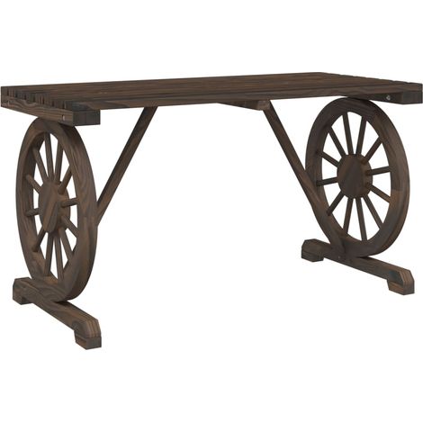 Garden Table 115x55x65 cm Solid Wood Fir vidaXL (1/5)