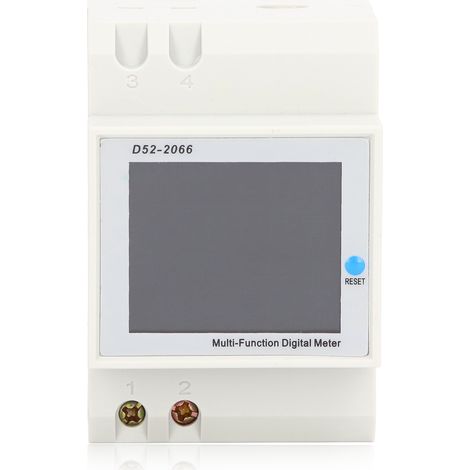 Compteur électrique monophasé intelligent avec transformateur de courant intégré, voltmètre puissance AC 250-450V, mesureur d'énergie précise (1/5)