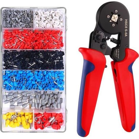 Pince à Sertir sur 4 Côtés - KINGTOP - Embouts de Câblage - Outils de Sertissage - 0.25–10 mm² (1/4)