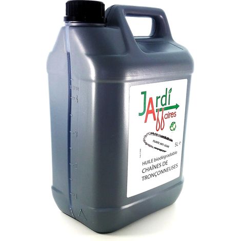 Huile pour chaîne de tronçonneuse Biodégradable Jardiaffaires 5 litres