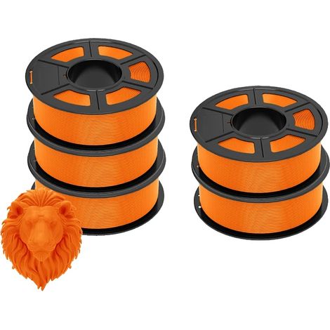 Filamento per stampante 3D, PLA ecologico, colori vivaci, PLA 5OR (1/2)