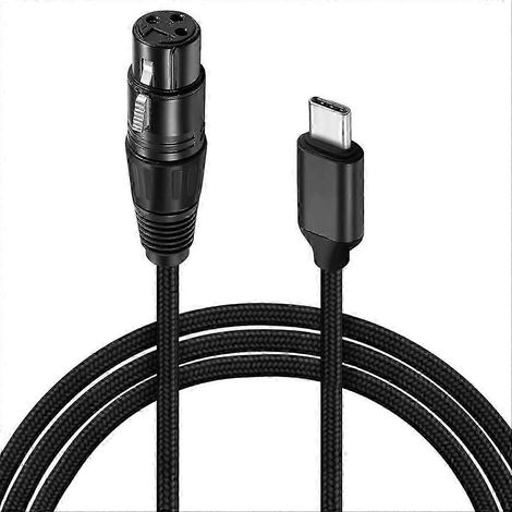 Câble XLR vers USB-C, câble USB-C vers XLR pour téléphone et microphone, câble XLR vers USB PA (1/5)