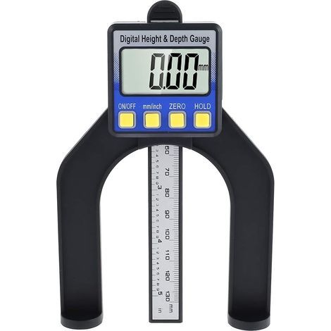 Calibro digitale LCD ad alta precisione con campo di misura da 0 a 85 mm. Base con magneti. (1/5)