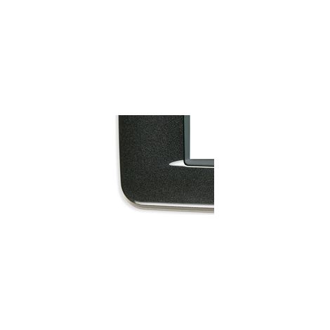 Vimar - Placca Round 7 moduli Serie Eikon in metallo colore Antracite Metal 20687.12