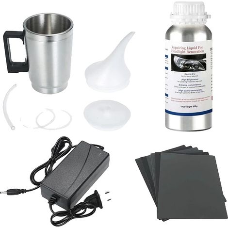 Kit de restauración de faros, capacidad de 800 ml, fácil aplicación, 1 caja. (1/2)
