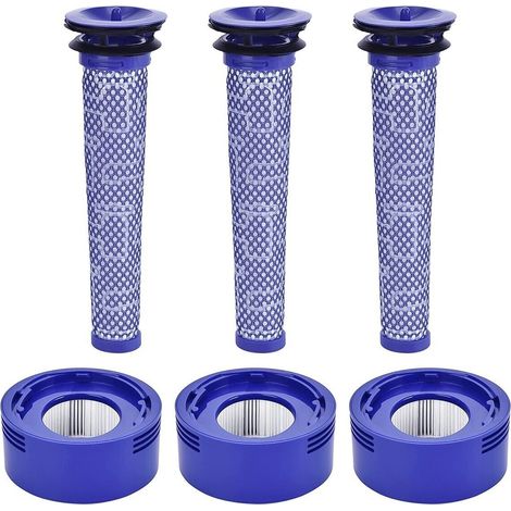 Kit di 3 filtri per Dyson V7 V8 V8+ Absolute Animal Motorhead Allergy (1/3)