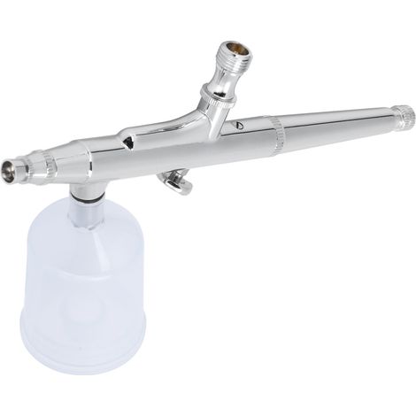 Pistolet aérographe double action avec réservoir 20ml/40ml pour maquette et nail art TD‑13 (1/5)