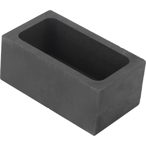 Moule à lingot en graphite rectangulaire pour fondre l'or et l'argent, outil de coulée DIY pour bijoux, moule de fusion robuste. (1/5)