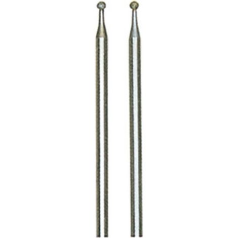 PROXXON 28222 2 FRESE A GAMBO FRESA DIAMANTATA MM 1,8 IN ACCIAIO PER MOLARE (1/2)