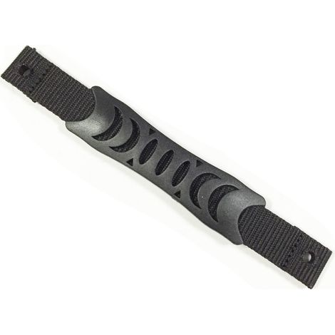 25 mm breites, bewegliches Kunststoffgurtband für Kajaks perforierter Kunststoffgriff für Taschen – flacher Griff. (1/4)