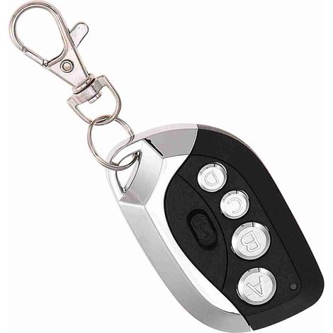 Duplicateur de télécommande universelle pour porte de garage/portail 433,92 MHz, noir (1/5)