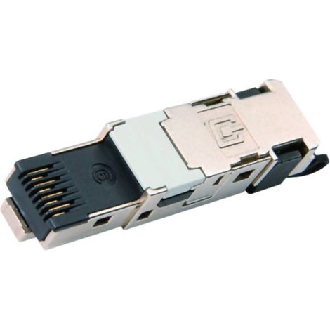 Telegärtner 100007493 STX IP20 RJ45 Fiche configurable sur le terrain AWG22-26 CAT.6 classe EA(CEI), pré-tri imprimé de