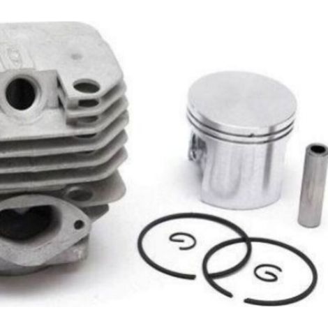 Cylindre Zenoah G4500 (43 mm) piston de cylindre, alésage de 43 mm, segments de piston inclus, pour utilisation avec les tronçonneuses Komatsu G4500.