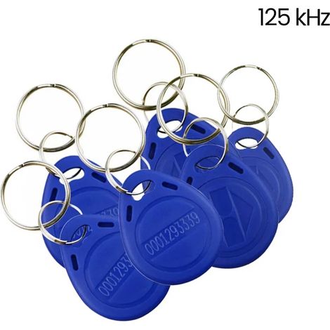 Juego de 10 llaveros de proximidad RFID, con codificación RFID HD-RKF07 (1/2)