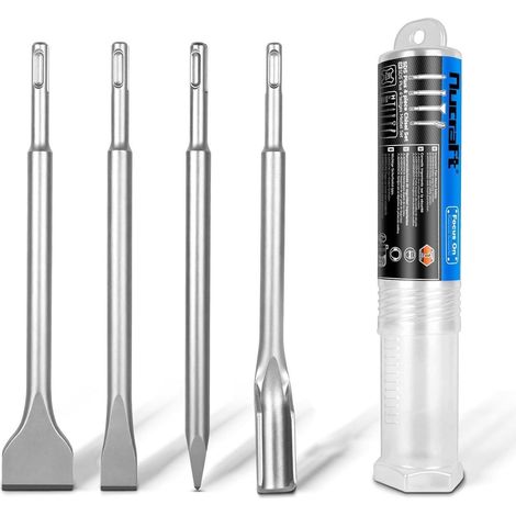 Meißelset SDS Bohrhammer Breitmeißel Spitzmeißel SDS PLUS 4PCS-P15 (1/5)