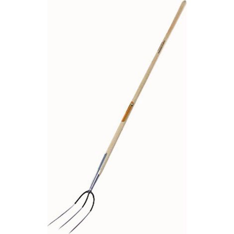 Heugabel mit 3 Zinken 135cm Eschenstiel, gerade ,28x20cm (1/4)
