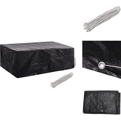 Housse de salon de jardin 8 œillets 200 x 160 x 70 cm - Housses De Meubles De Jardin - Housse De Salon De Jardin - Housse Extérieure - Protection Meubles De Jardin - Housse Anti Uv (1/5)