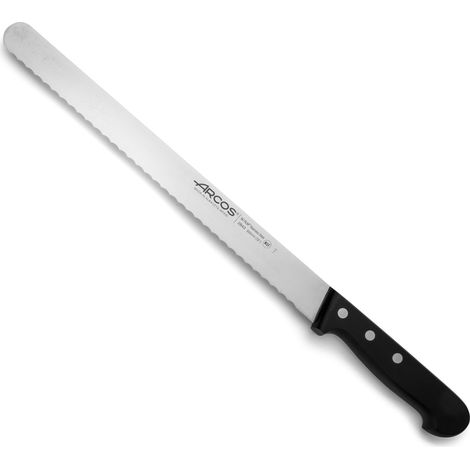 Gebäckmesser Arcos Universal 284304 aus Nitrumstahl, mit Mango aus Polyoxymethylen und 30 cm Klinge im Karton.