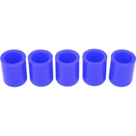 5 Stück Silikon-Verschlusskappen, 30 mm, flexibel, verschleißfest, universell, für Ansaug-Vakuumschläuche, rot (1/5)