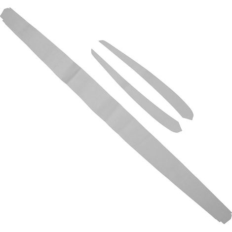 Garniture de tableau de bord en daim souple pour Tesla Model 3 Y 2019-2023, moulure de porte intérieure grise, kit de remplacement, habillage auto (1/5)
