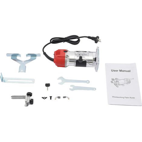 Défonceuse, moteur de 800W, profondeur réglable, Prise EU (1/2)