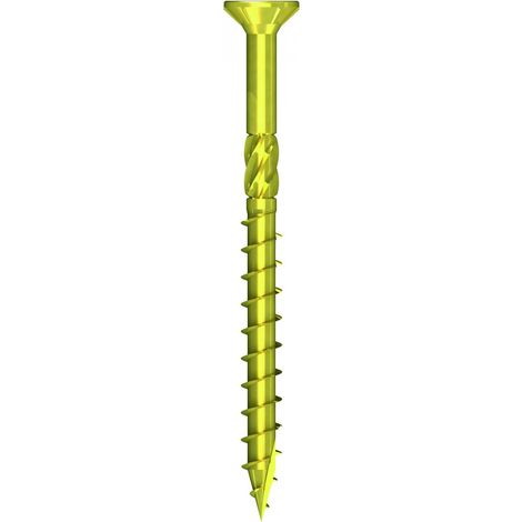 Reisser HSK Holzschrauben Vi-Port Q500 Torx Spanplattenschrauben TX40 Senkkopf - gelb verzinkt, 8.0 x 180 mm (50 Stück)