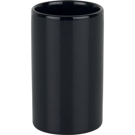 Gobelet Céramique TUBE Noir Spirella (1/4)