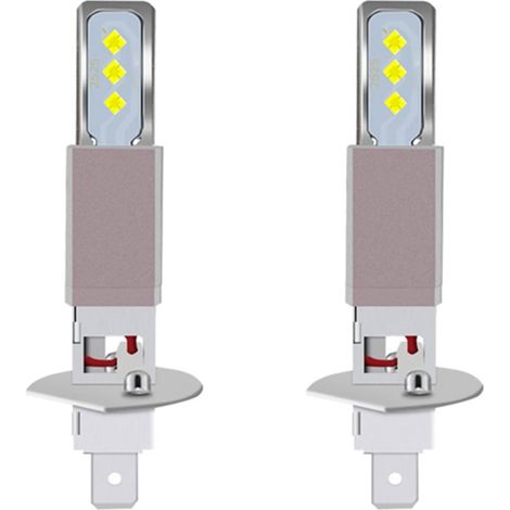 2 PièCes SéRies H1 LED Ampoules Phare de Moto 20000LM 6000K LumièRe Blanche 80W 6SMD Ampoules Voiture Antibrouillard Clignotants (1/5)
