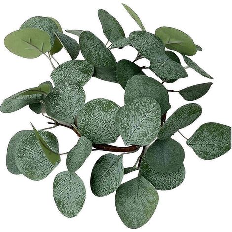 Couronne de bougies, guirlande de bougies, mini-couronnes de feuilles vertes, couronne de bougies végétales, pour la décoration de la maison, des fêtes et du salon-Style A (1/5)