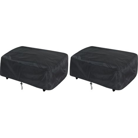 Housse de Protection pour Plancha,Dimension 80x60x25 cm,Imperméable, Anti-UV, Noir,Housse Plancha Universelle (1/5)