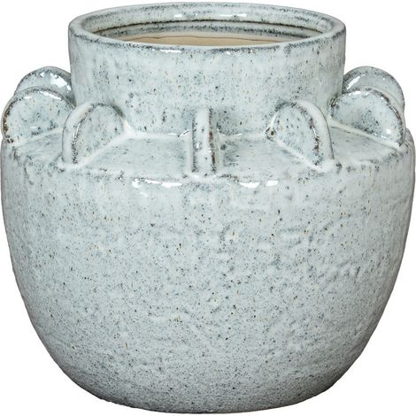 Dara Medium Hydria Vase - Ceramic - L23 x W23 x H22 cm - White