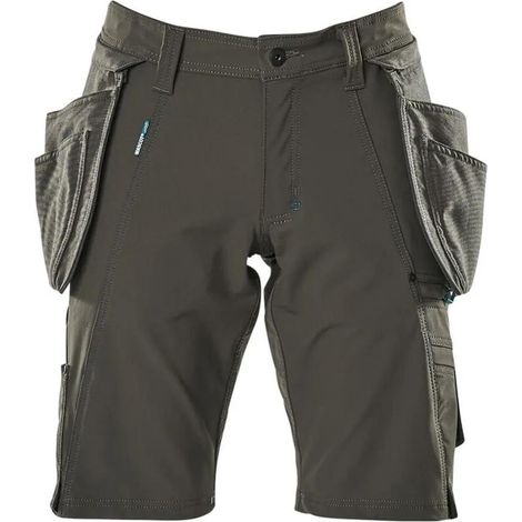 Pantalones cortos de trabajo Mascot Cordura gris oscuro talla 48