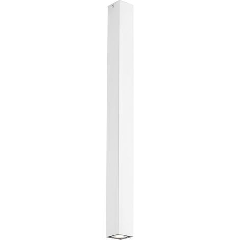 "Plafoniera FLUKE quadrata in metallo bianco 75cm." (1/3)